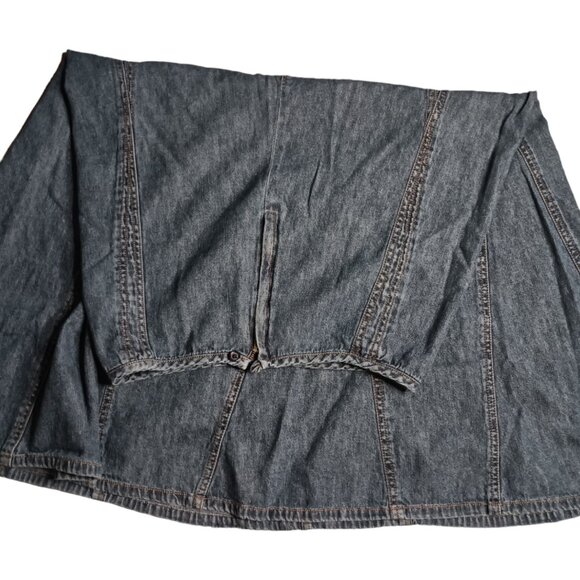 Long Denim Skirt - Picture 2 of 3